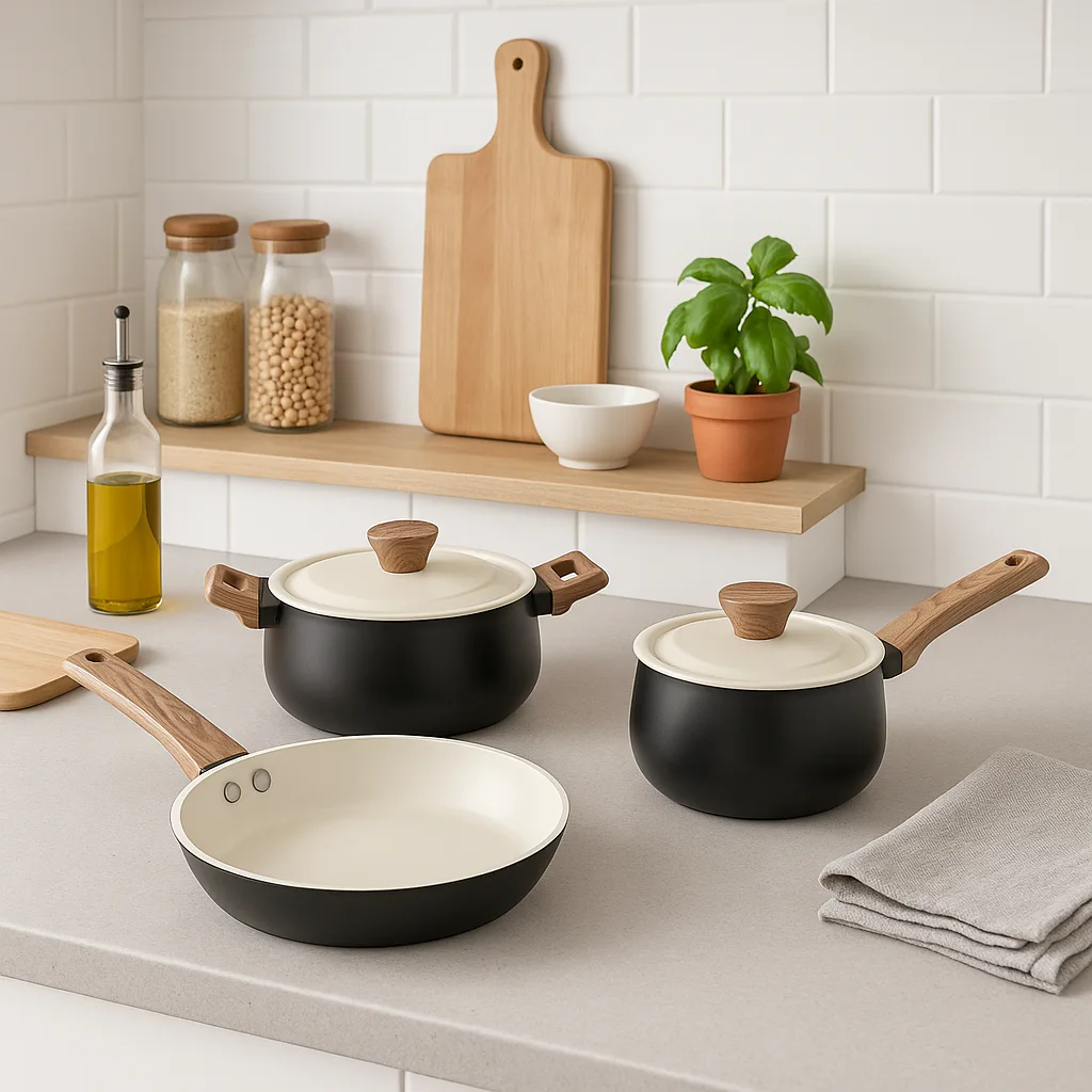 WT-CS012 Even-heating Anti-scratch Cookware Set — image 2