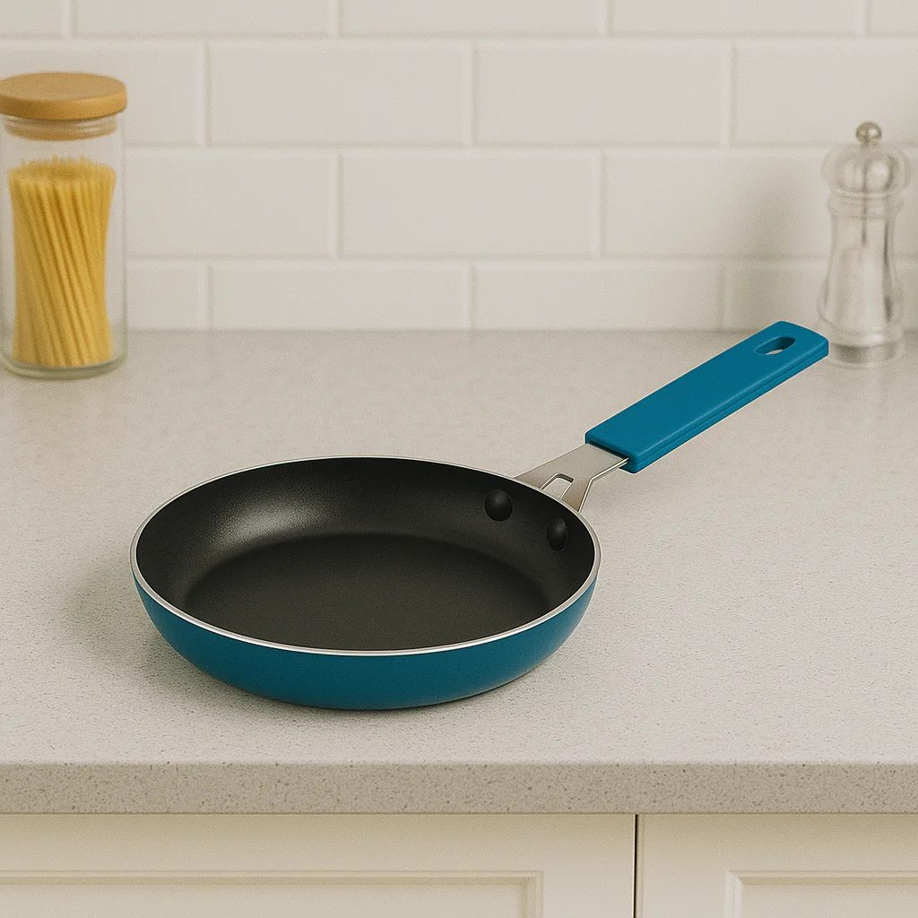 WT-FP003 Blue Household Non-stick Pressed Frying Pan — image 4