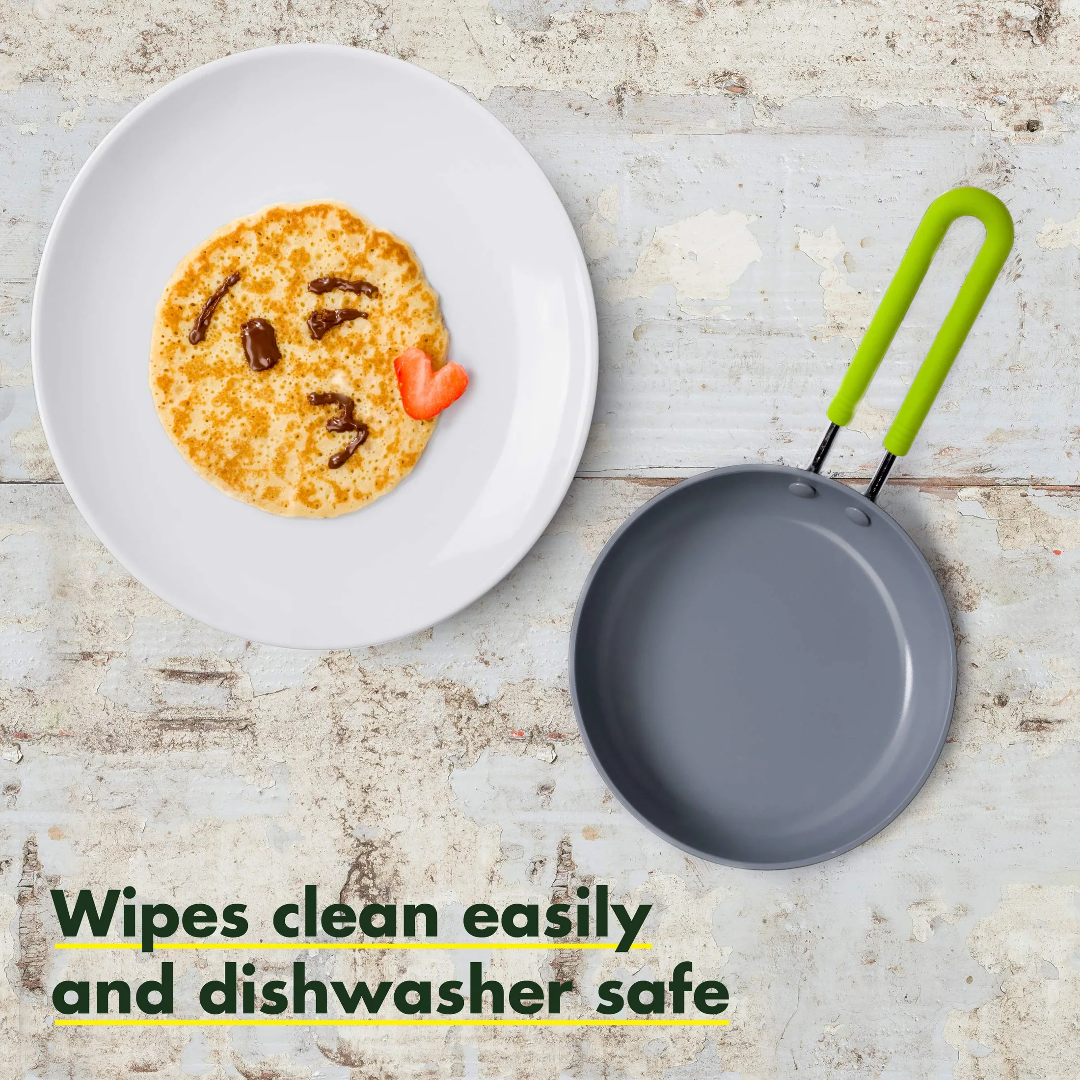 WT-FP013 Pink Thermally Conductive Pressed Frying Pan — image 5