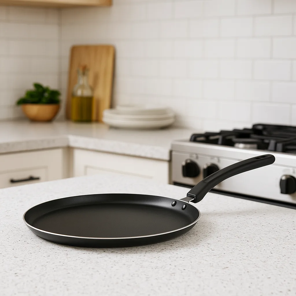 WT-FP020 Black Lightweight Pressed Frying Pan — image 4