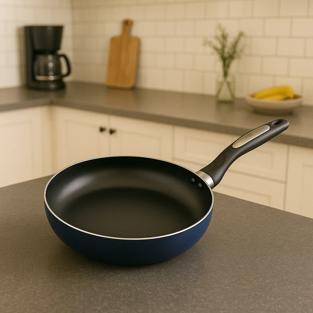 WT-FP023 Food Contact Non-stick Painting Pressed Frying Pan — image 4
