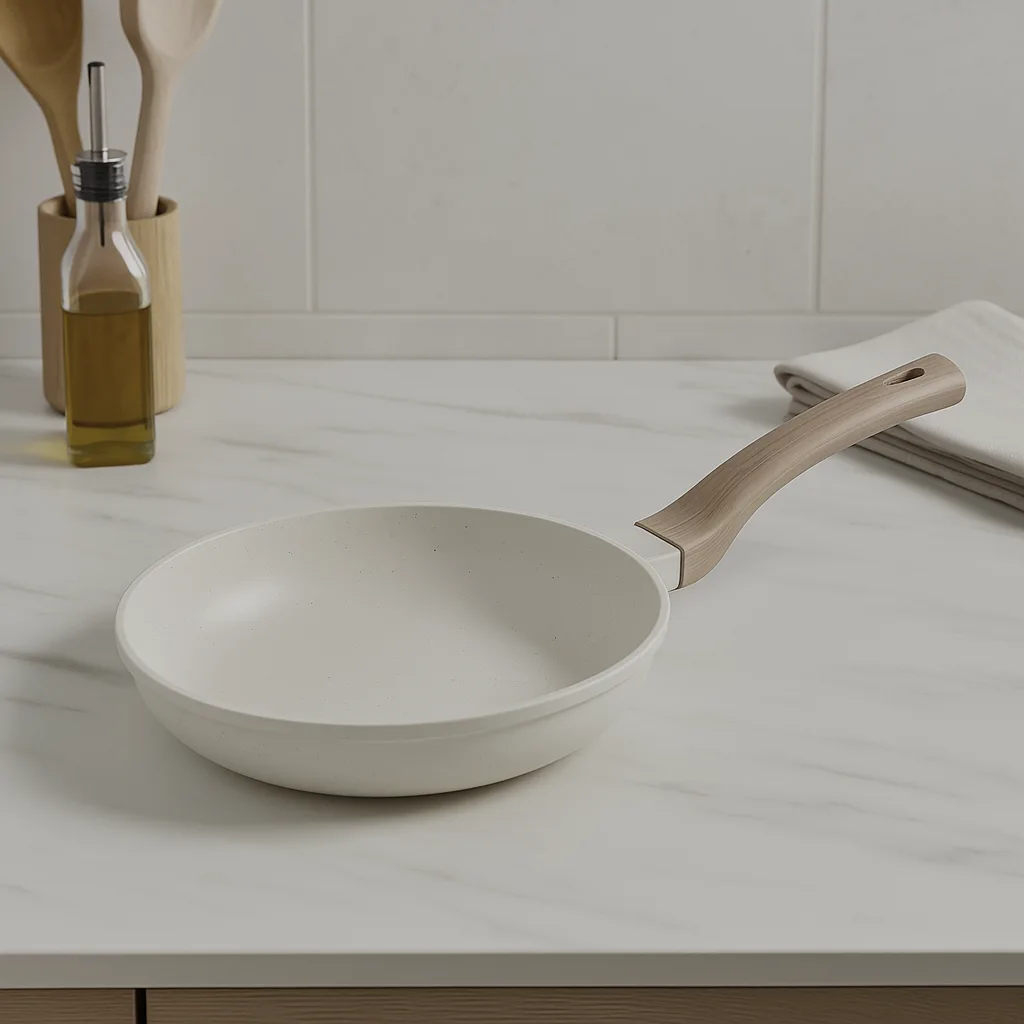 WT-FP037 Wide-mouthed Die Cast Frying Pan — image 3