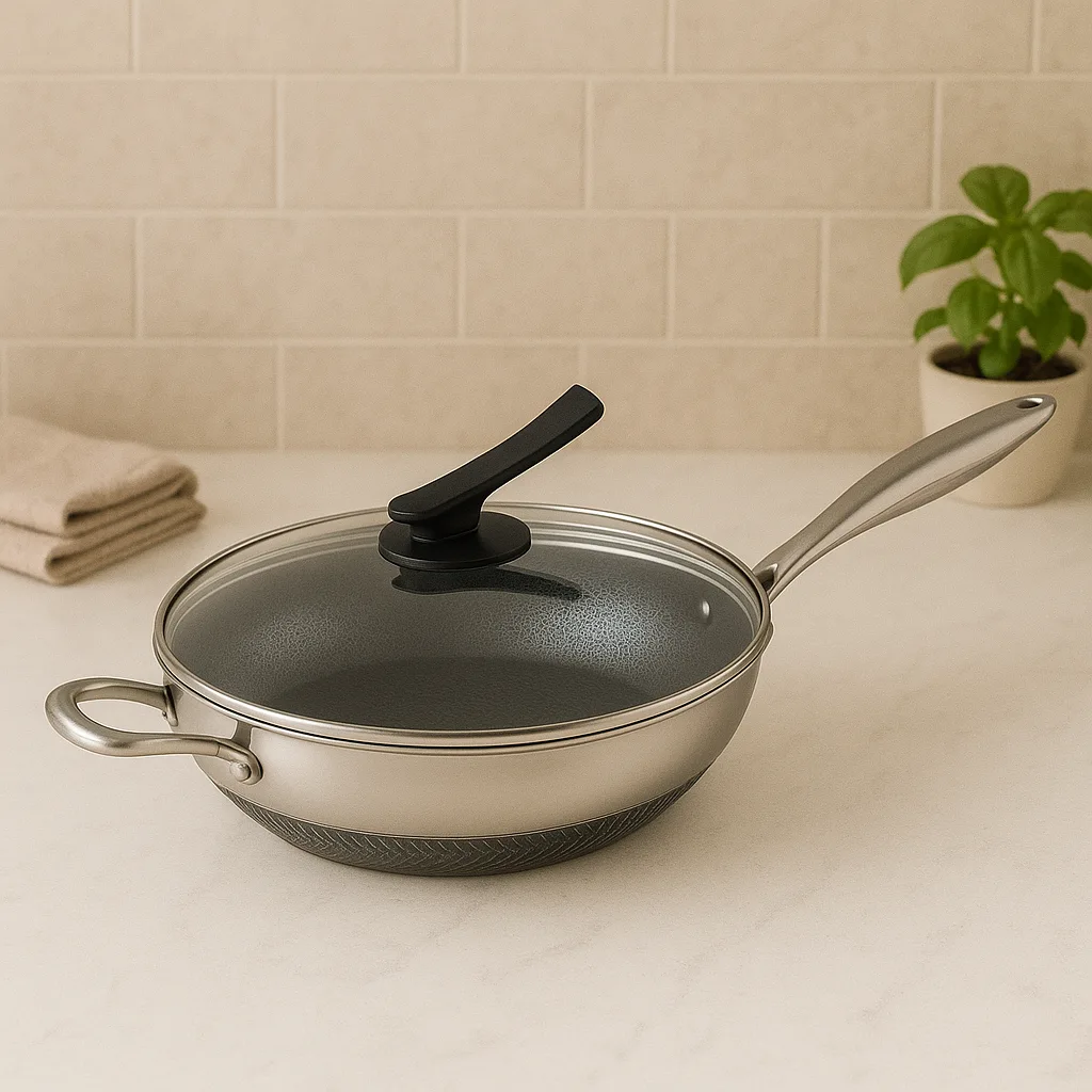 WT-SS001 Long-lasting Food Residue-resistant Stainless Steel Cookware — image 5