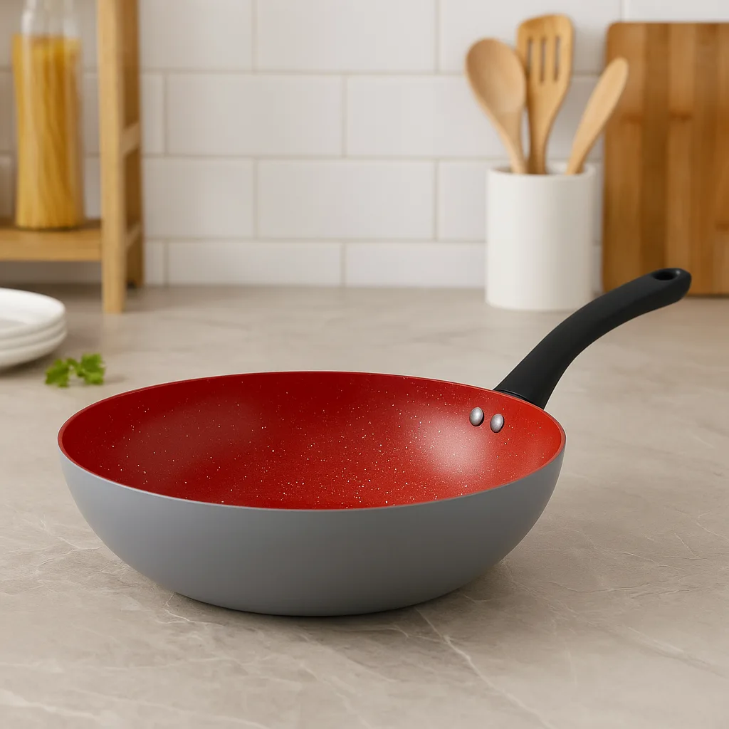 WT-WK007 Colorful Fashionable Proper Depth Wok — image 2