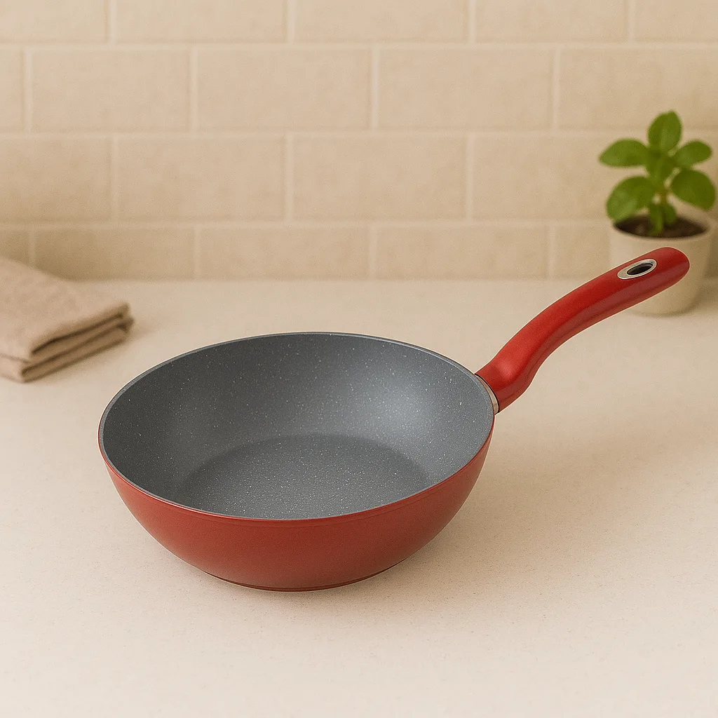 WT-WK013 Corrosion-resistant Odorless Food-grade Wok — image 2