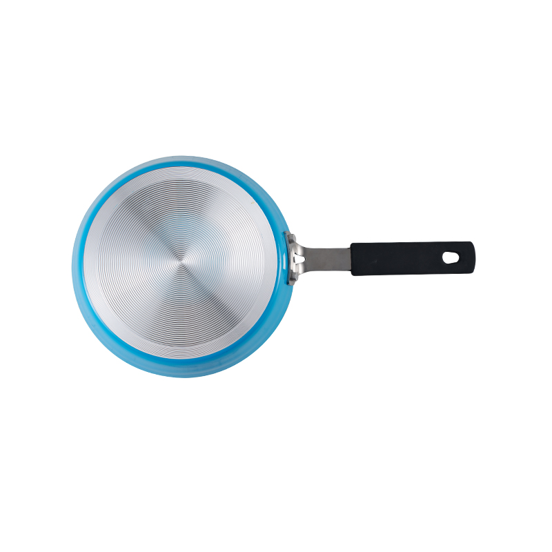 WT-FP016 Blue Modern Spiral Bottom Pressed Frying Pan — image 2