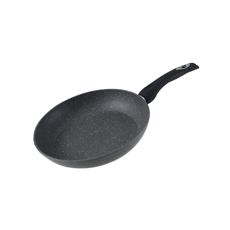 WT-FP024 Black Wide-mouthed Pressed Frying Pan