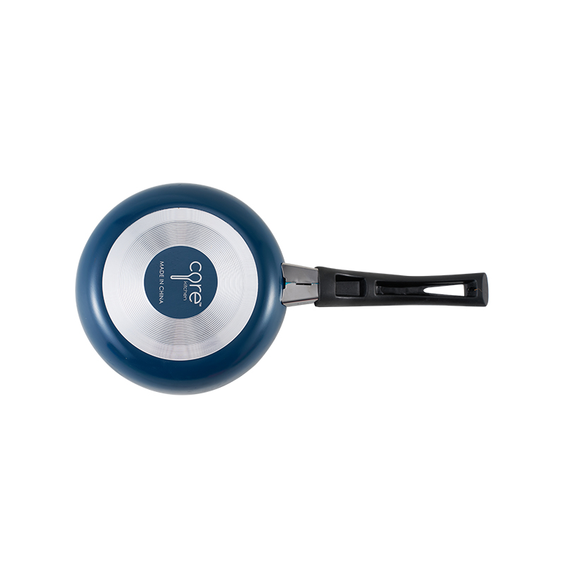 WT-FP010 Blue Food Contact Non-stick Painting Pressed Frying Pan — image 2